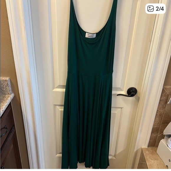 Reformation “Mary” Emerald Spruce Green Midi Dress - Picture 8 of 9